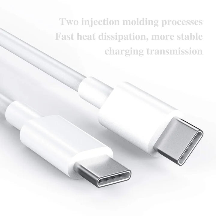 Cable de chargeur iPhone 15 / iPhone 16 USB-C vers USB-C