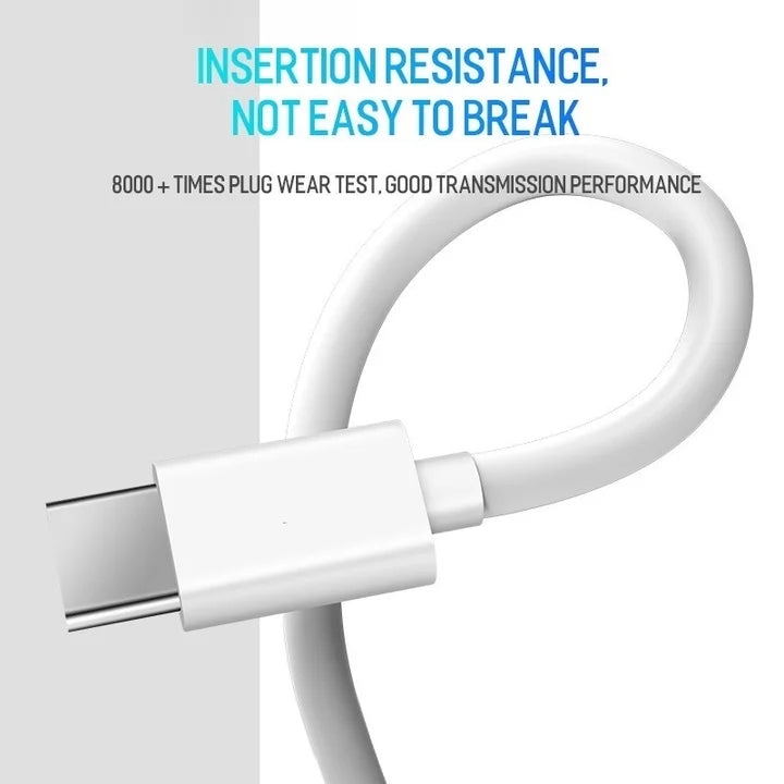 Cable de chargeur iPhone 15 / iPhone 16 USB-C vers USB-C