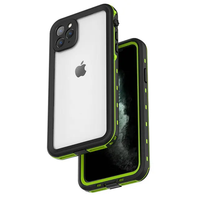 Coque étanche IP68 pour iPhone (16/15/14/13/12/11/XS/XR/16e) – Protection 360 ° pour sport et plongée