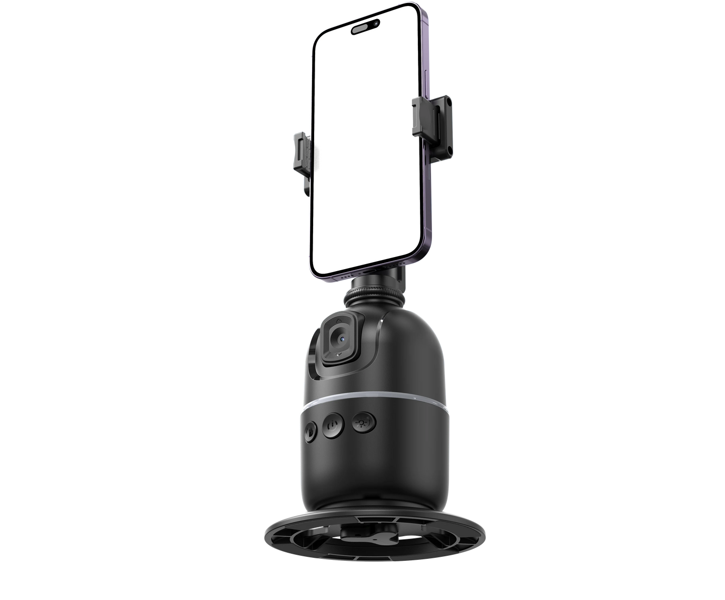 Stabilisateur à 360° avec suivi automatique intelligent du visage, support de téléphone portable, trépied pour appareil photo, smartphone, vidéo, vlog, live