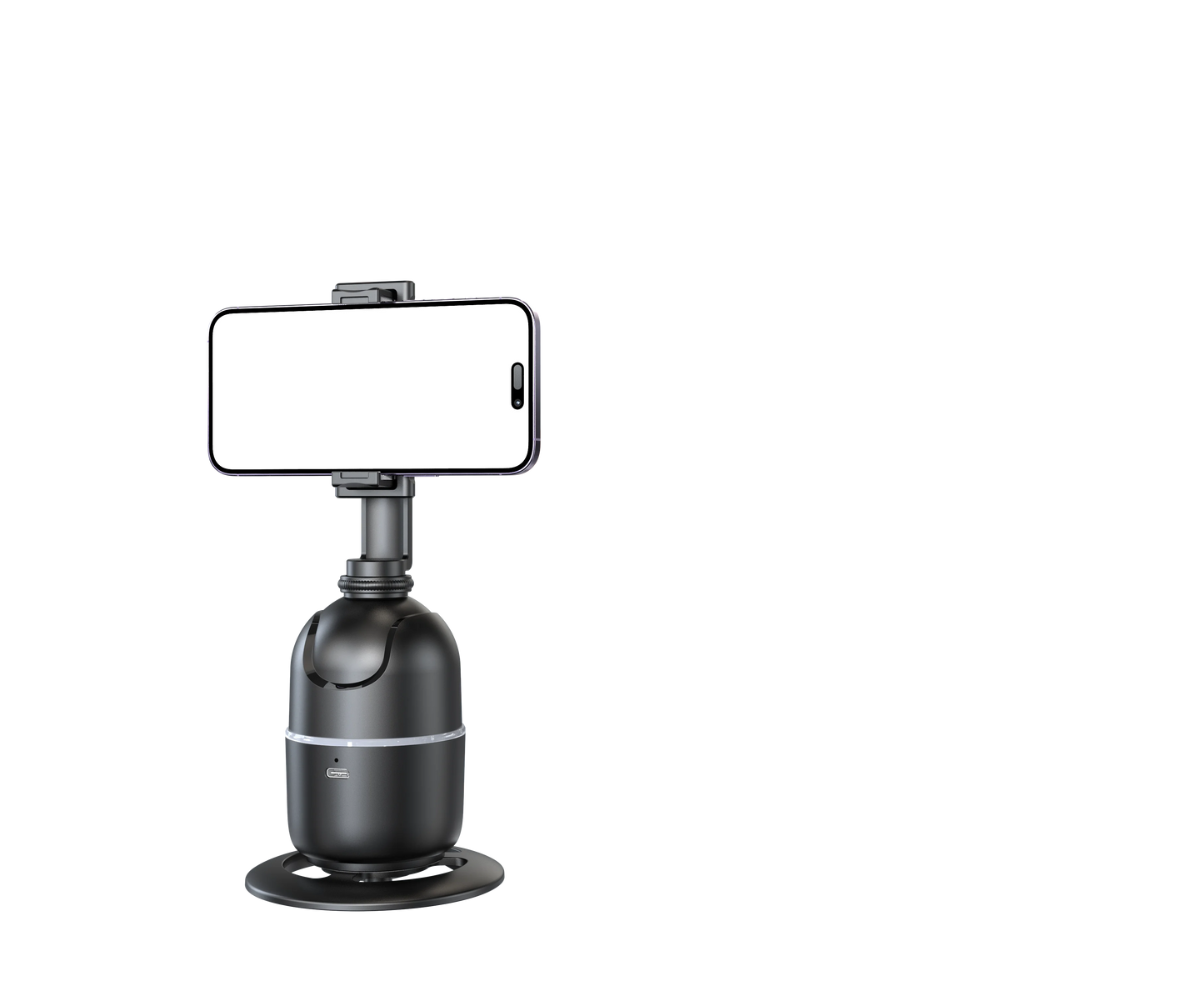 Stabilisateur à 360° avec suivi automatique intelligent du visage, support de téléphone portable, trépied pour appareil photo, smartphone, vidéo, vlog, live