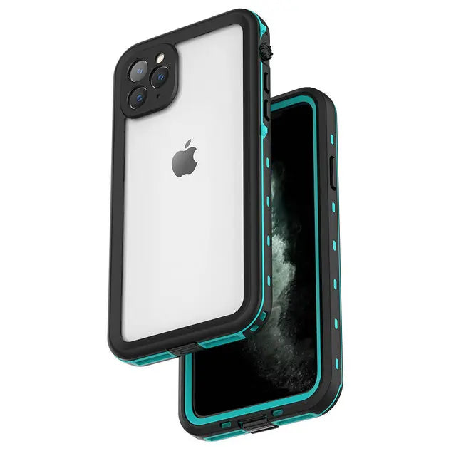 Coque étanche IP68 pour iPhone (16/15/14/13/12/11/XS/XR/16e) – Protection 360 ° pour sport et plongée