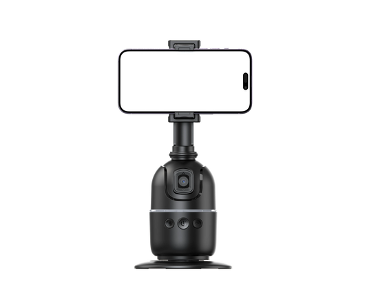 Stabilisateur à 360° avec suivi automatique intelligent du visage, support de téléphone portable, trépied pour appareil photo, smartphone, vidéo, vlog, live