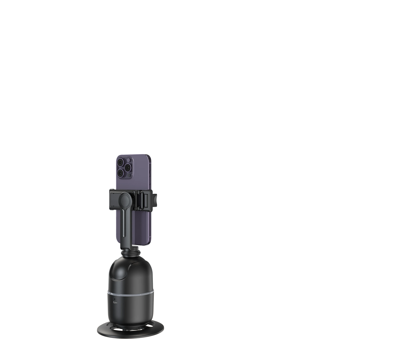 Stabilisateur à 360° avec suivi automatique intelligent du visage, support de téléphone portable, trépied pour appareil photo, smartphone, vidéo, vlog, live