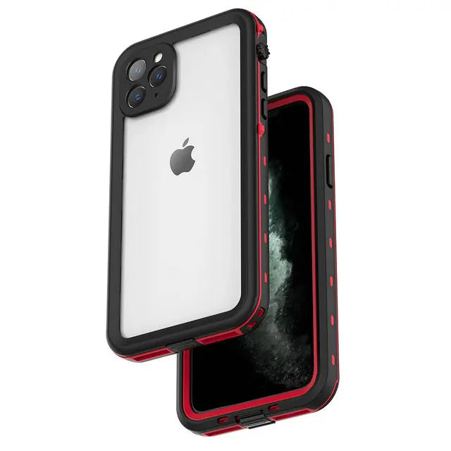 Coque étanche IP68 pour iPhone (16/15/14/13/12/11/XS/XR/16e) – Protection 360 ° pour sport et plongée