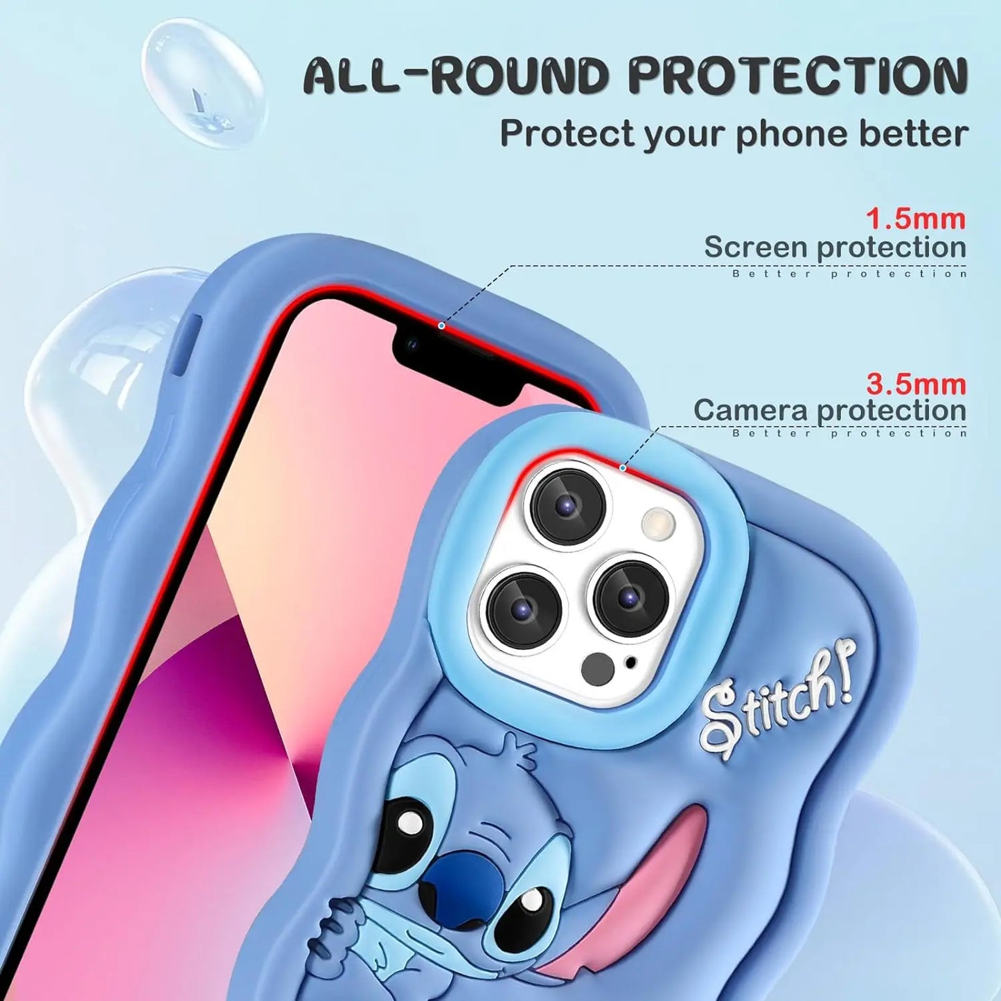 Coque iPhone Wave Stitch Silicone Souple – Antichoc & Design Original
