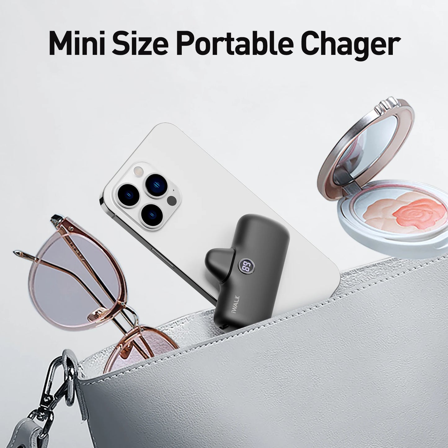 Batterie externe 4800 mAH pour iphone iPhone 5 / iPhone 5s / iPhone 5c / iPhone SE (1re génération) / iPhone SE (2e génération) / iPhone SE (3e génération) / iPhone 6 / iPhone 6 Plus / iPhone 6s / iPhone 6s Plus / iPhon