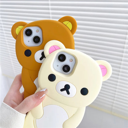 Coque Silicone Rilakkuma – Protection Douce & Mignonne pour iPhone