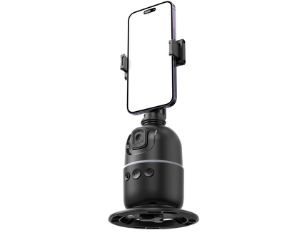 Stabilisateur à 360° avec suivi automatique intelligent du visage, support de téléphone portable, trépied pour appareil photo, smartphone, vidéo, vlog, live