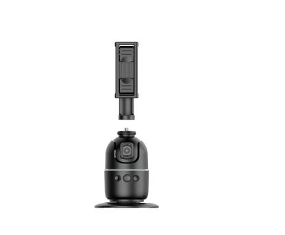 Stabilisateur à 360° avec suivi automatique intelligent du visage, support de téléphone portable, trépied pour appareil photo, smartphone, vidéo, vlog, live