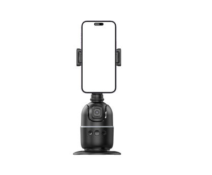 Stabilisateur à 360° avec suivi automatique intelligent du visage, support de téléphone portable, trépied pour appareil photo, smartphone, vidéo, vlog, live