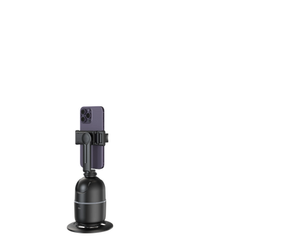 Stabilisateur à 360° avec suivi automatique intelligent du visage, support de téléphone portable, trépied pour appareil photo, smartphone, vidéo, vlog, live