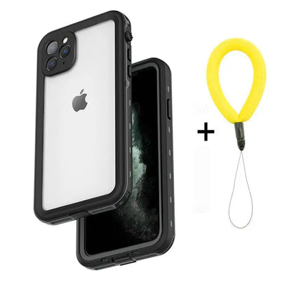 Coque étanche IP68 pour iPhone (16/15/14/13/12/11/XS/XR/16e) – Protection 360 ° pour sport et plongée