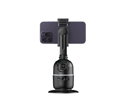 Stabilisateur à 360° avec suivi automatique intelligent du visage, support de téléphone portable, trépied pour appareil photo, smartphone, vidéo, vlog, live
