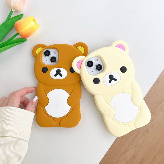 Coque Silicone Rilakkuma – Protection Douce & Mignonne pour iPhone