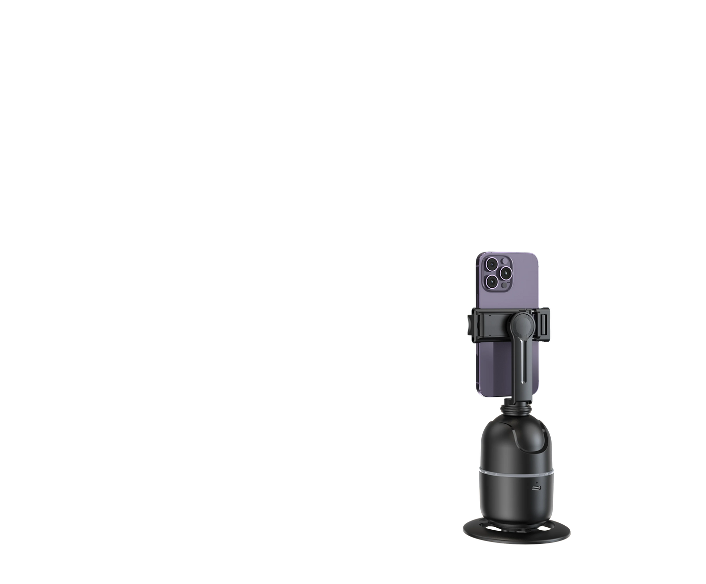 Stabilisateur à 360° avec suivi automatique intelligent du visage, support de téléphone portable, trépied pour appareil photo, smartphone, vidéo, vlog, live
